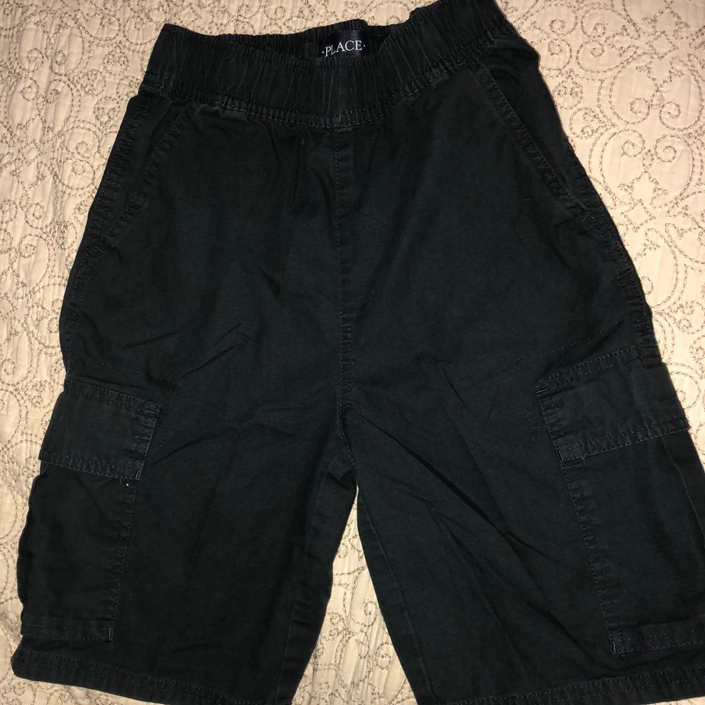 TCP- elastic waist cargo shorts.